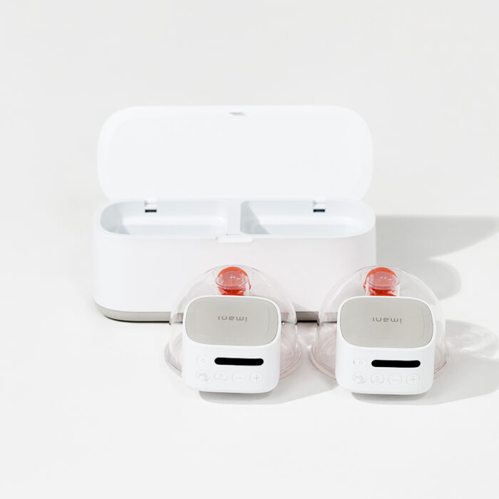 imani i2 Plus Breast Pump (One Pair) + Dual Charging Dock