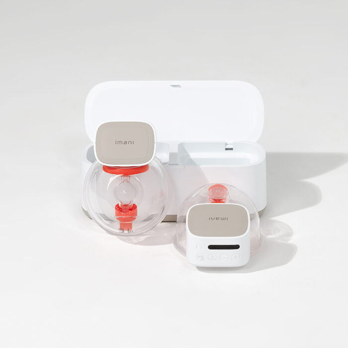 imani i2 Plus Breast Pump (One Pair) + Dual Charging Dock